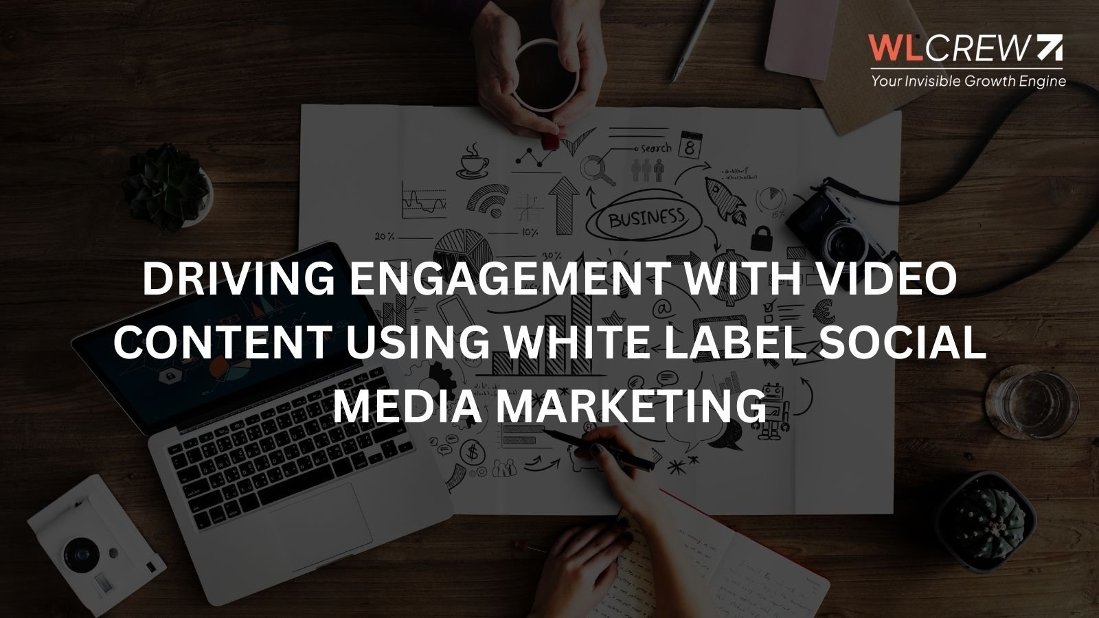 driving engagement with video content using white label social media marketing